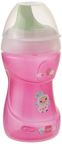 MAM Fun to Drink Cup with Hard Spout, Girl, 9 Oz