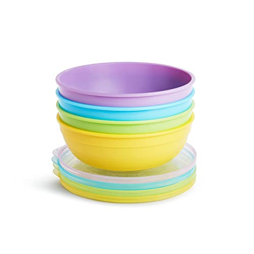 Munchkin Love-A-Bowls, Purple/Yellow/Green/Blue, 10 Count (Pack of 1)