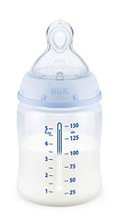 NUK Smooth Flow Bottle, Woodland, 5OZ, 3 Pack - Grey Elephant