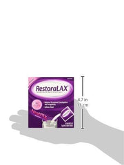 RestoraLAX Powder Laxative, Effective Relief, No Taste, No Grit, No Gas, No Bloating, No Cramps, No Sudden Urge, Convenient 10 Single Dose Sachets