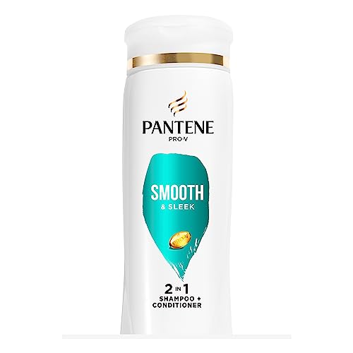 PANTENE PRO-V Smooth & Sleek 2in1 Shampoo and Conditioner, 12.0oz/355mL