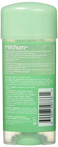 Mitchum Women's Deodorant, Antiperspirant Stick, Triple Odor Defense Gel, 48 Hr Protection, Shower Fresh, 96g