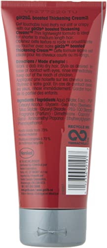 Schwarzkopf Got2b Boosted Thickening Cream for Hair, 170 grams