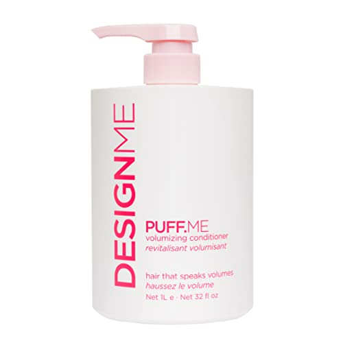 DESIGNME PUFF.ME Volumizing Conditioner | Paraben & Sulfate-Free Hydrating Conditioner | Colour-safe Conditioner for Volume Boost, 1L