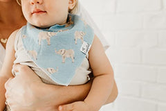 Baby Bandana Drool Bibs for Drooling and Teething 4 Pack Gift Set"Peanut" by Copper Pearl', One Size