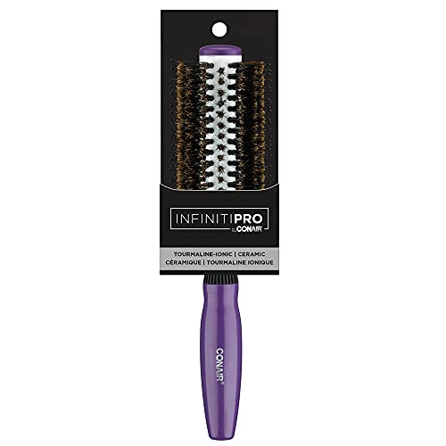 Conair Infiniti pro by 85374 Round Hair Brush W/Boar Bristles, 1 Count