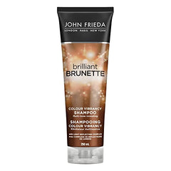 John Frieda Brilliant Brunette Colour Vibrancy Shampoo for Restored Tone and Texture (250 mL)