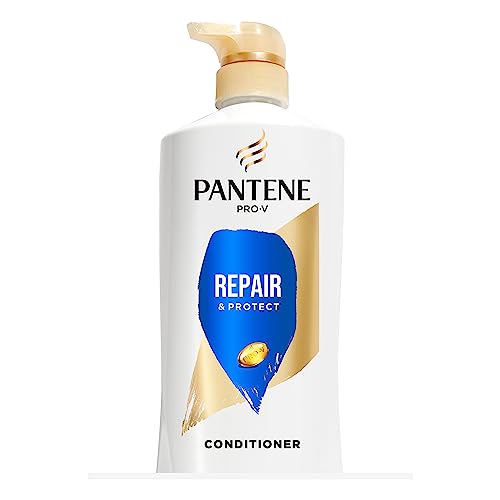 Pantene Conditioner, Repair and Protect for Damaged and Bleached Hair, Detangles Hair, Safe for Color Treated Hair, Paraben Free, 16.0 oz