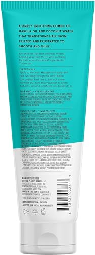 Acure Simply Smoothing Shampoo - Coconut Water & Marula Oil, 100% Vegan, Performance Driven Hair Care, Smooths & Reduces Frizz - 8 Fl Oz