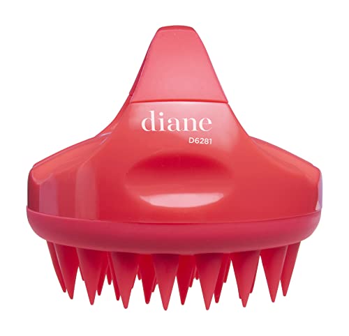 Diane Scalp Massage Shampoo Brush, Coral