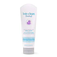 Live Clean Baby Lotion, Soothing Oatmeal Relief, 227 mL