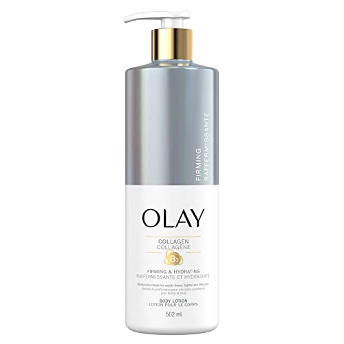 Olay Firming & Hydrating Body Lotion with Collagen and Vitamin B3, 502 mL Pump