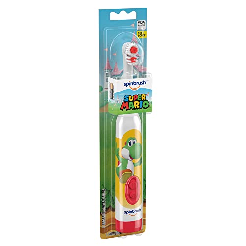 ARM & HAMMER Kids Spinbrush Super Mario Battery Toothbrush - Zecoya