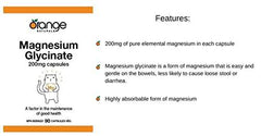 Magnesium glycinate 200mg