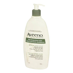 Aveeno Body Lotion with Pump, Active Naturals Daily Moisturizing Unscented Cream for Dry Skin, 532mL (Packaging May Vary)