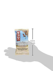 CLIF BAR - Energy Bars - White Chocolate Macadamia Flavour - (68 Gram Protein Bars, 12 Count)