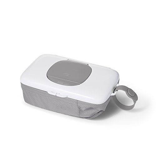 Oxo Tot On-The-Go Wipes Dispenser with Diaper Pouch, Gray