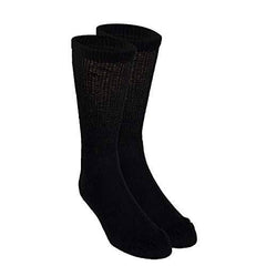 Truform Diabetic Socks for Men and Women, Medical Style Crew Length, Mid Calf Height, 3 Pairs, Black, X-Large