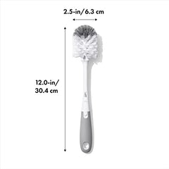 OXO Tot Bottle Brush with Nipple Cleaner, Gray