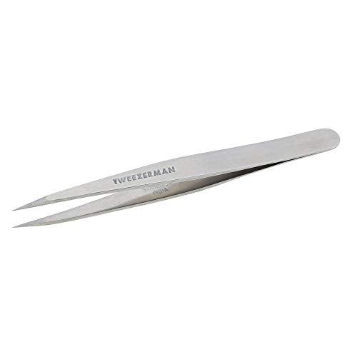 Tweezerman Stainless Steel Point Tweezer, Silver