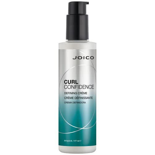 Joico Curl Confidence Defining Crème, Reduce Frizz, Define Textures, Boost Shine, Defining Cream Curly Hair Products, 6 fl. Oz