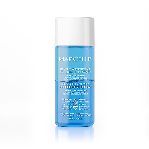 MARCELLE Gentle Waterproof Eye Makeup Remover, New Eye Contour Care Complex, 150 mL