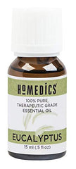 HoMedics Eucalyptus Aromatherapy Therapeutic Grade Essential Oil for a Diffuser