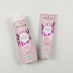 ATTITUDE Moisture Rich Conditioner, Plant- and Mineral-Based Ingredients, Vegan and Cruelty-free, Quinoa & Jojoba, 240 mL