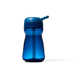 OXO Tot - 12oz Adventure Water Bottle - Spill-proof Straw - For Baby Toddler Tots - Navy