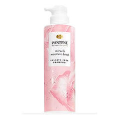 Pantene Shampoo with Rose Water, Sulfate Free, Nutrient Blends Miracle Moisture Boost, 440 mL