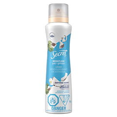 Secret Dry Spray Antiperspirant Deodorant, Nurturing Coconut and Argan Oil, 116g (4.1 oz)