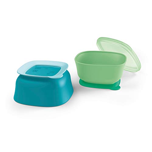 NUK Suction Bowls 2 Pack - Teal