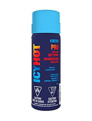 Icy Hot Pro Pain Relief Dry Spray 118ml, Fast Acting, Temporarily Relieves Minor Aches and Pains of Muscles and Joints Associated with Arthritis, Simple Backache, Strains & Sprains, Menthol and Camphor