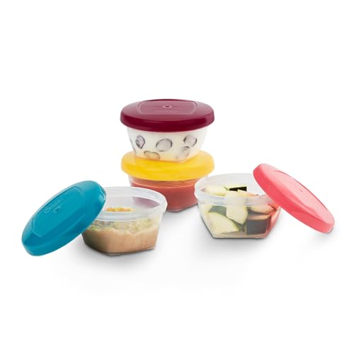 Babymoov Leak Proof Storage Bowls | BPA Free Containers With Lids, Ideal to Store Baby Food or Snacks for Toddlers (PICK YOUR SET SIZE)