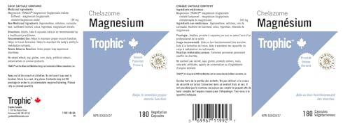 Trophic Magnesium - Chelazome Vcaps, 180 Count