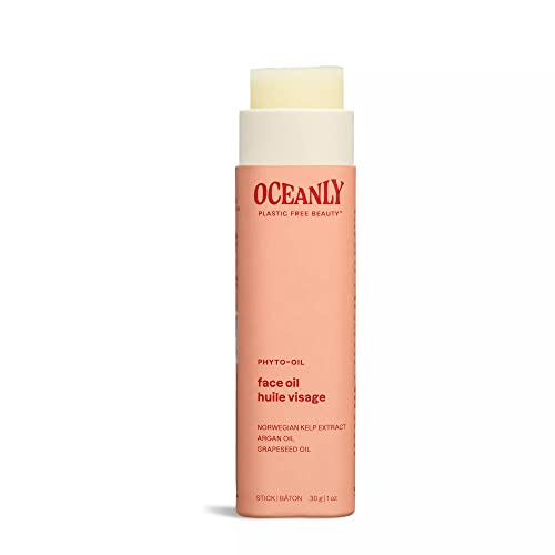 ATTITUDE Oceanly Face Oil Bar, EWG Verified, Plastic-free, Plant & Mineral-Based Ingredients, Vegan & Cruelty-free Beauty Products, PHYTO OIL, Unscented, 30 grams