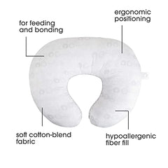 Boppy Bare Naked Original Support Nursing Pillow, Ergonomic Breastfeeding, Bottle Feeding and Bonding, with Firm Hypoallergenic Fiber Fill, Support Only Covers Sold Separately