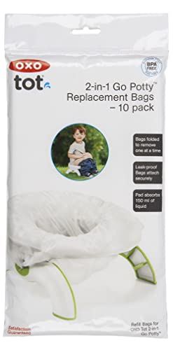 Oxo Tot 2-in-1 Go Potty Refill Bags, 10 Count