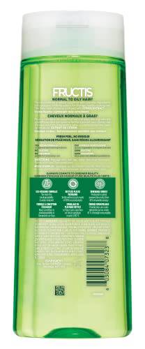 Garnier Fructis Pure Clean Zero Silicone Fortifying Shampoo for Normal to Oily Hair, with Citrus Extract, 650mL - Zecoya