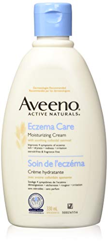 Aveeno Eczema Care Moisturizing Cream - Itchy Skin, Dry Skin, Sensitive Skin, Skin Treatment - Fragrance Free, 330 mL