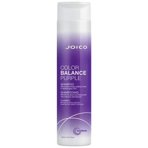 Joico Color Balance Purple Shampoo for Blonde, Protection for Colour Treated Damaged Hair, and Moisturizes with Keratin and Green Tea Extract