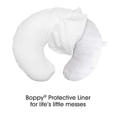 Boppy Nursing Pillow Liner, White, for Between The Boppy Pillow and Nursing Pillow Cover, Machine Washable and Wipeable, Extend Time Between Washes, Liner Only, Nursing Support Pillow Sold Separately