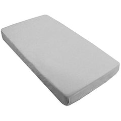 Kushies Crib Sheet, Soft 100% Breathable Cotton Flannel, Made in Canada, Grey