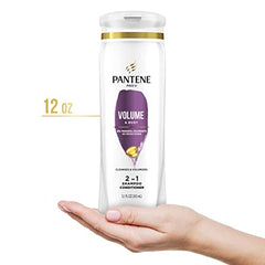 PANTENE PRO-V Volume & Body 2in1 Shampoo + Conditioner, 12.0oz/355mL