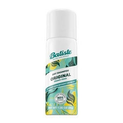 Batiste Dry Shampoo Spray, Original Scent, Mini Size, Refresh Hair and Absorb Oil Between Washes, Waterless Shampoo for Added Hair Texture and Body, 50-ml Travel Size