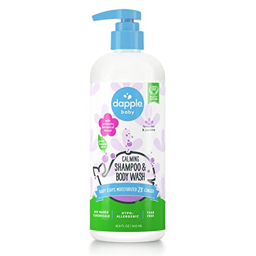 Dapple Baby Calming Shampoo & Body Wash, Lavender & Jasmine, 16.9 fl.Oz