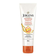 Jergens Travel Size Revitalizing Vitamin E Moisturizer & Body Lotion for Dry Skin (100 mL)