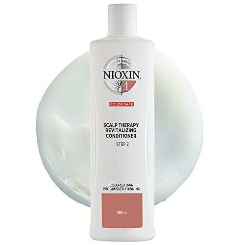 Nioxin System 4 Scalp Therapy Conditioner, For Color Treated Hair With Progressed Thinning, 16.9 fl oz