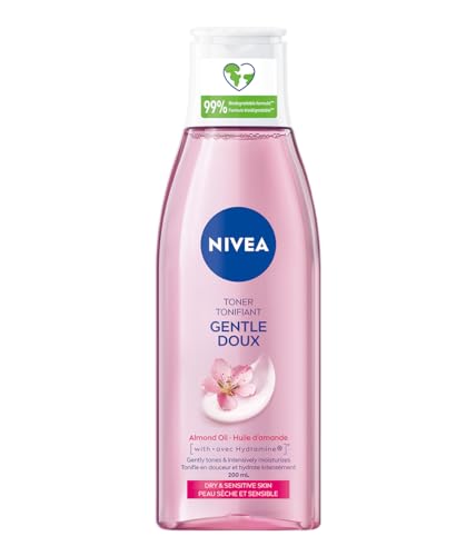 NIVEA Gentle Facial Toner for Dry and Sensitive Skin, 200 mL