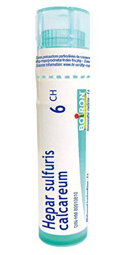 Hepar Sulfuris Calcareum 6ch,Boiron Homeopathic Medicine